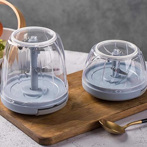 Tradebrite Manual Fruit Vegetable Chopper - 500ml 3-page blade