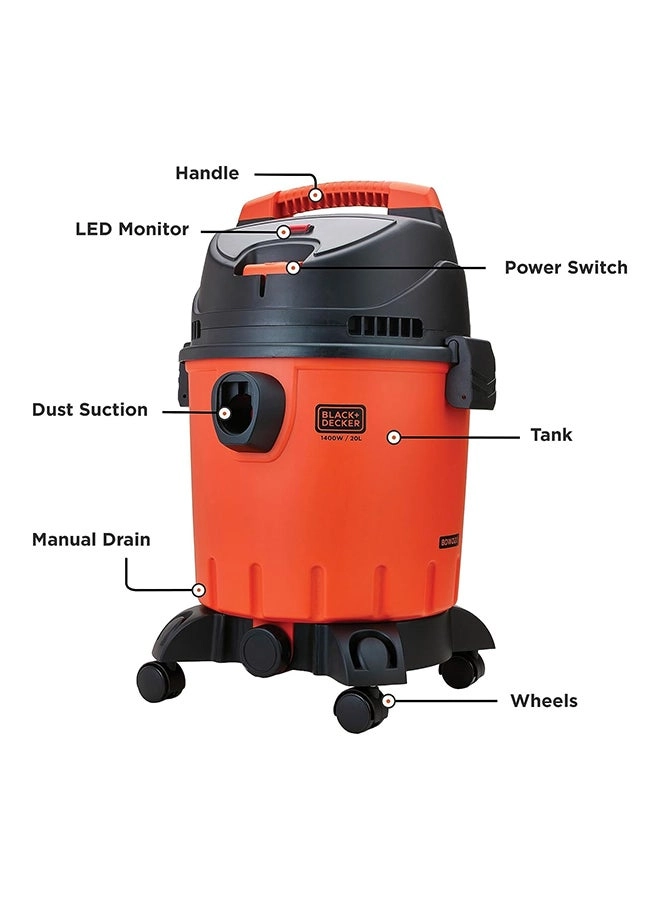 Wet & Dry Drum Vacuum Cleaner (WDBDS20-B5)