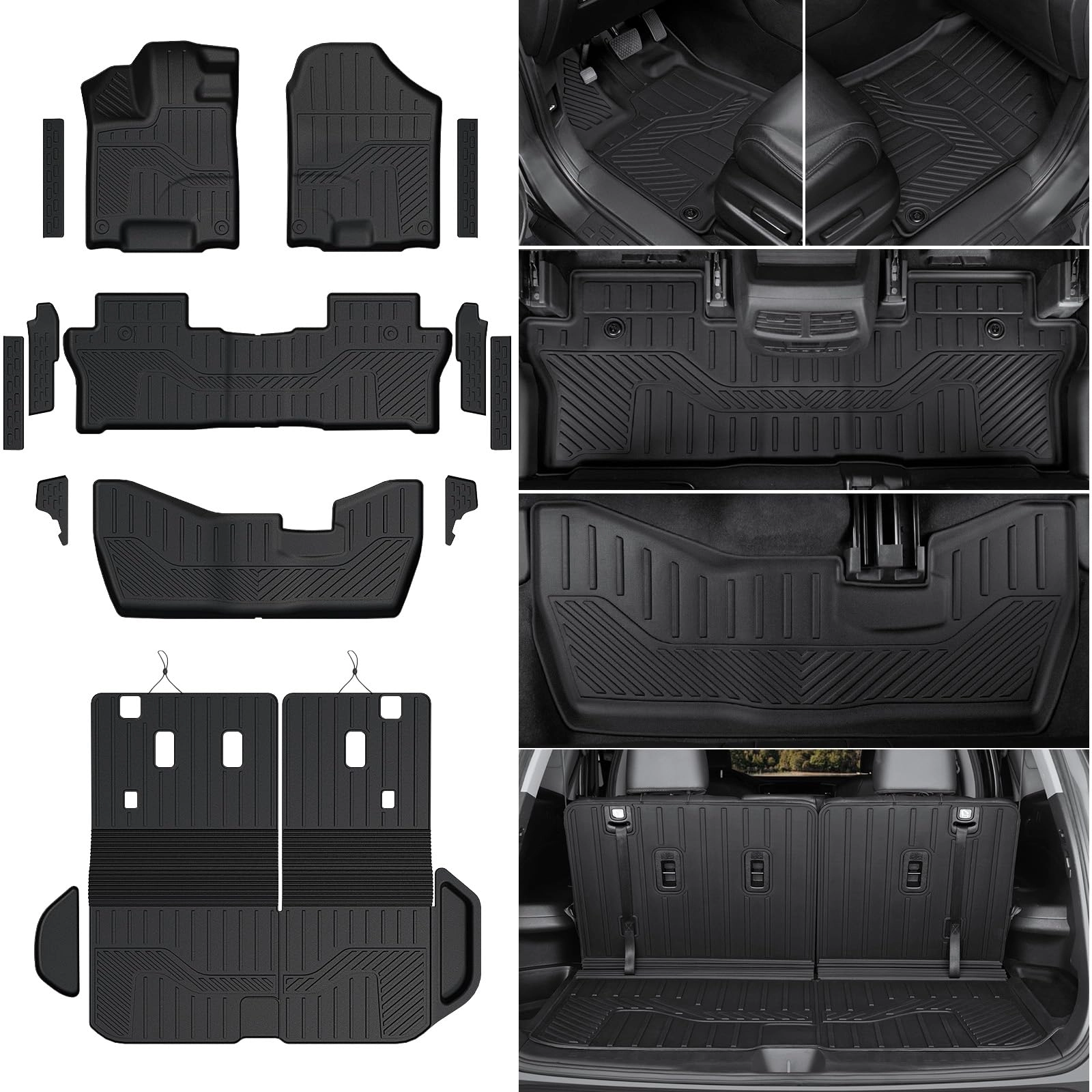 Floor Mats - Honda Pilot 2016-2022 8 Passengers