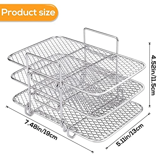 Air Fryer Rack - Stainless steel 1 x air fryer rack