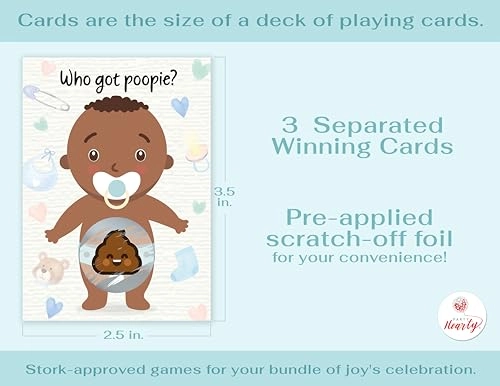 Baby Shower Games - English 13 years and up 33 pieces