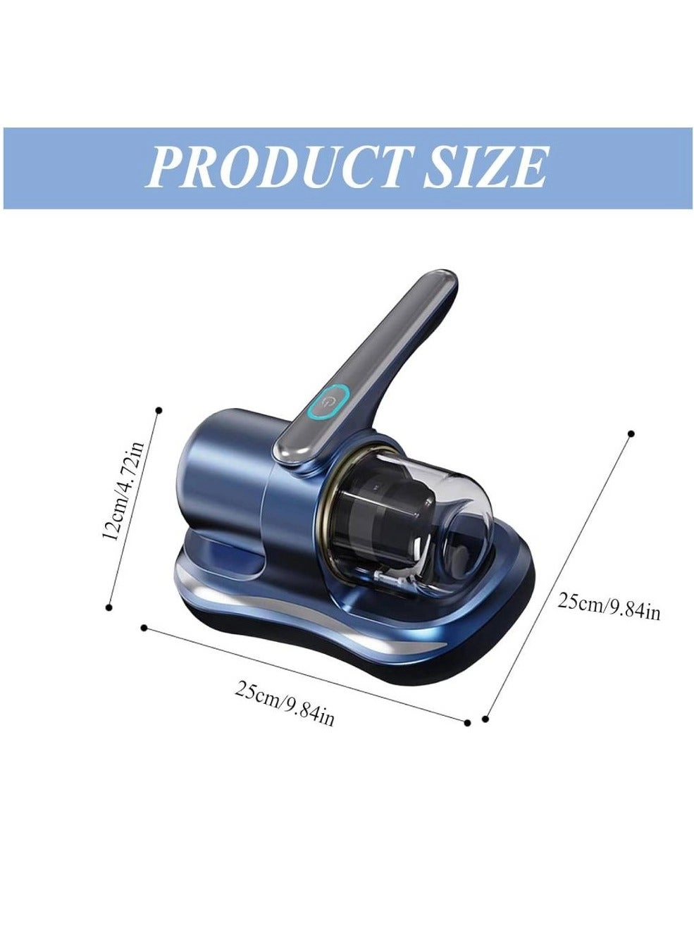 Mattress Vacuum Cleaner - Handheld UV Light HEPA Filter