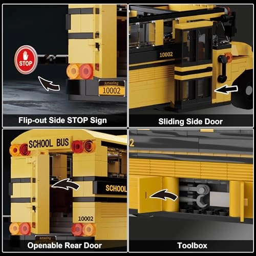 School Bus Building Set (HK01-0098-10002)