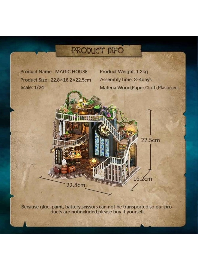 DIY Miniature House Kit - Magic Workshop 1:24