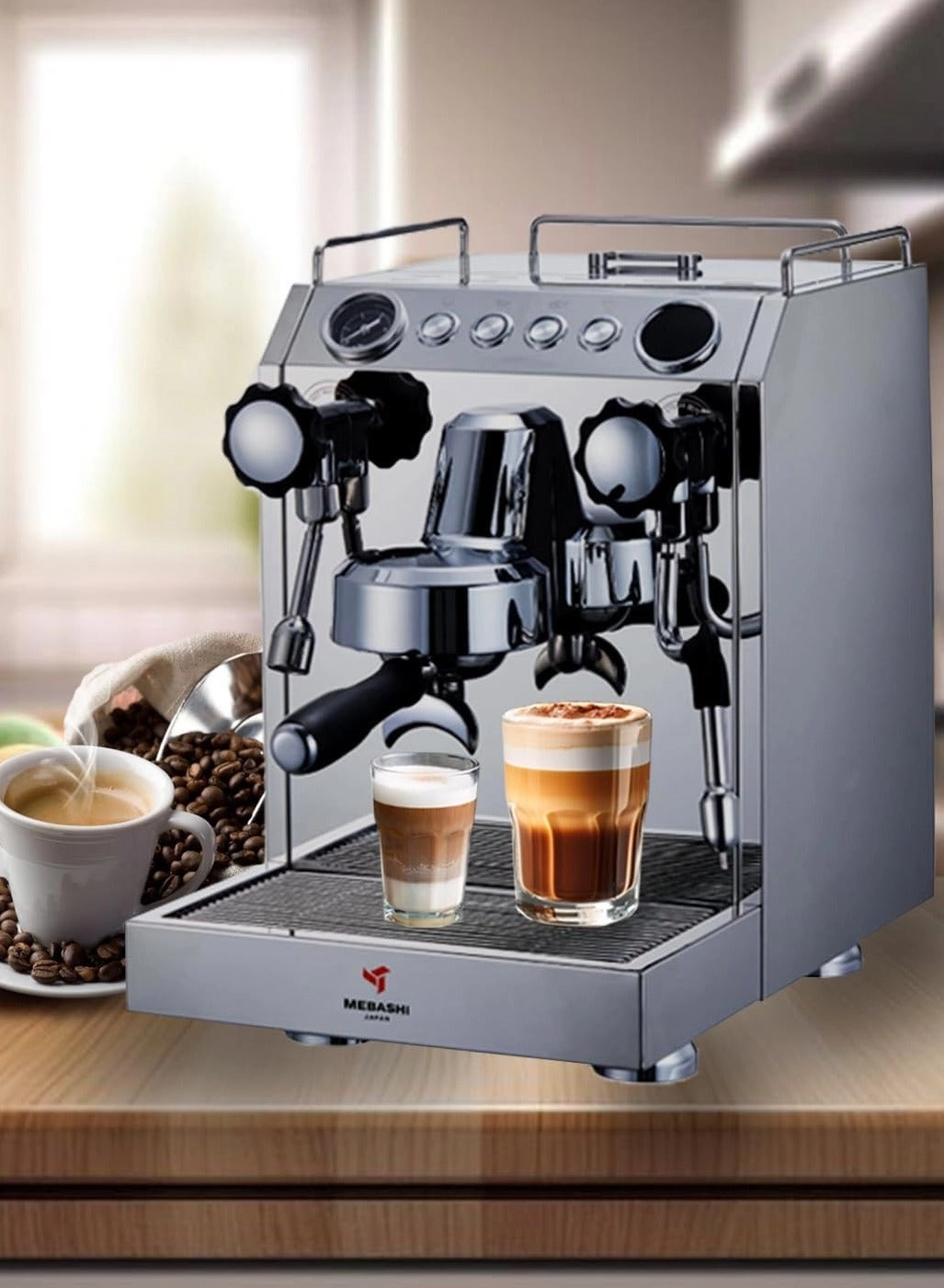 Commercial Dual Boiler Coffee Machine ME-CCM2055