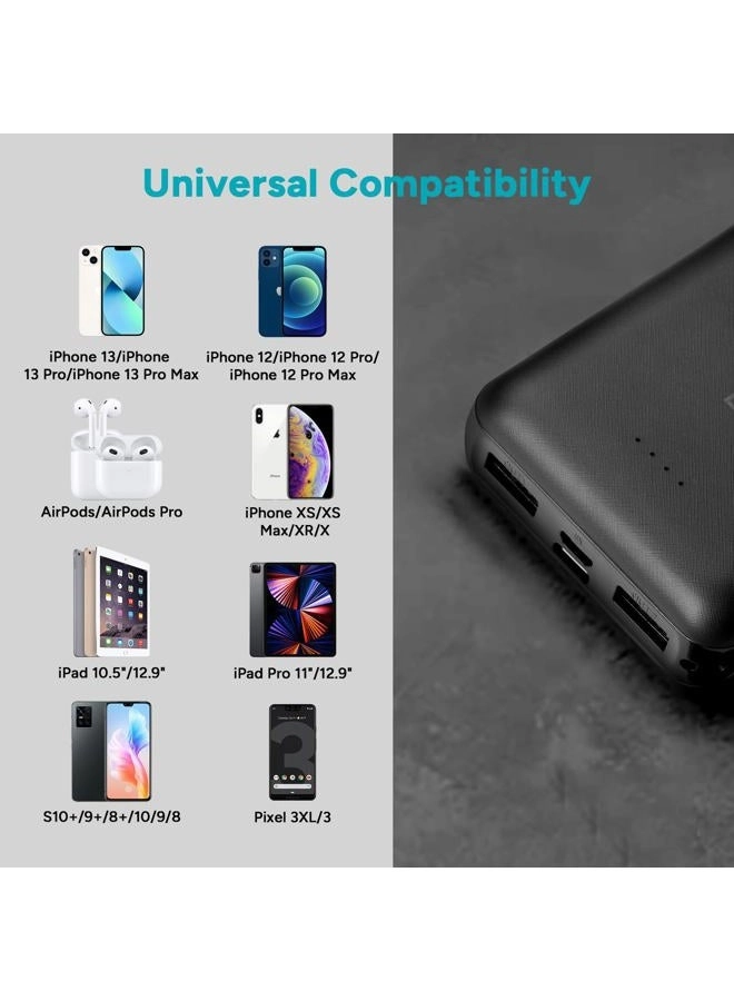 GD-K6 - 10000mAh 5V/3A 3X Faster Charging 2 USB Type-C input