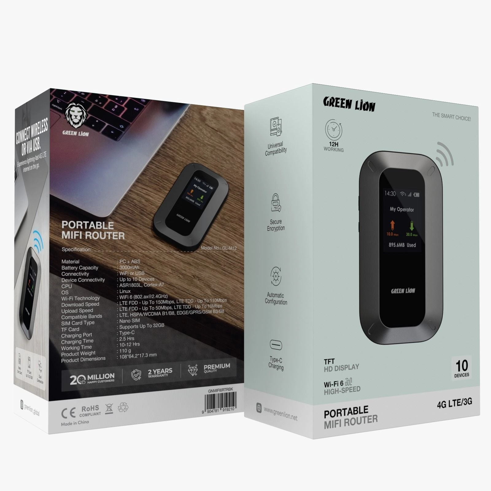 Portable Mifi Router - LTE WiFi 6