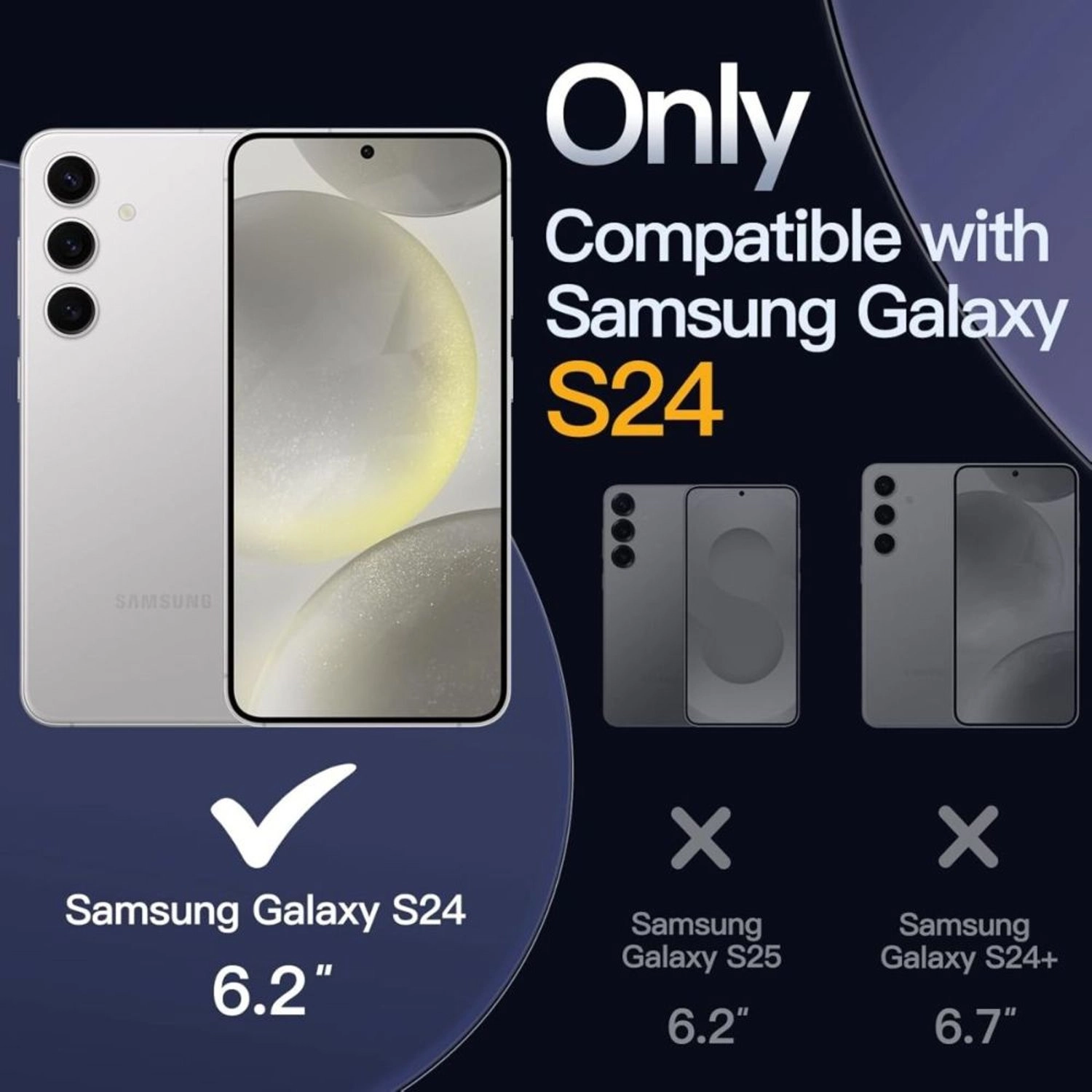 Clear Case for Samsung Galaxy S24