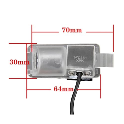 Reverse car rear view camera - Night vision Wired 720 x 540 pixels