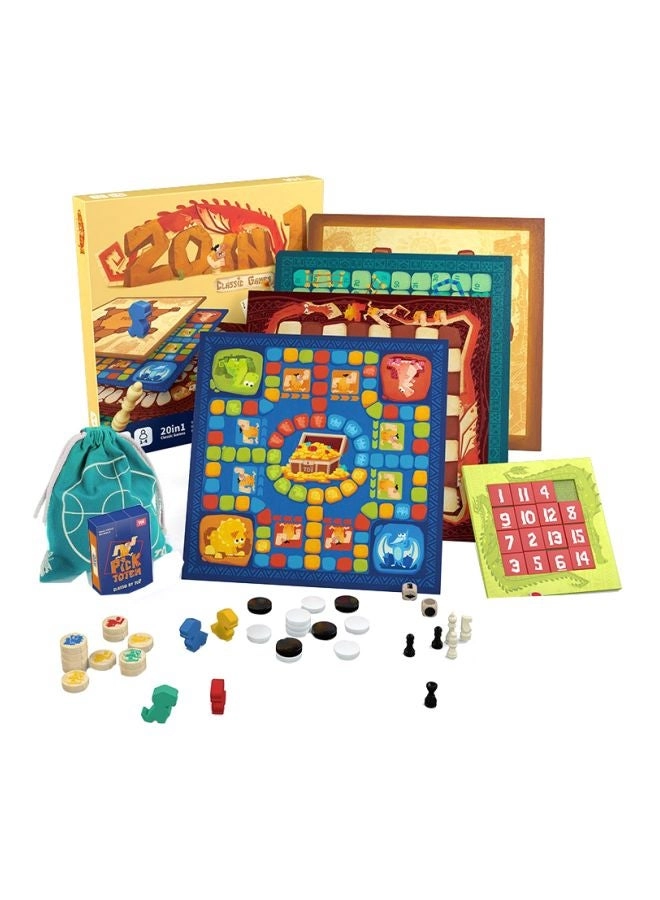 Beauenty Dragon And Treasure - 20 In 1 Card Game