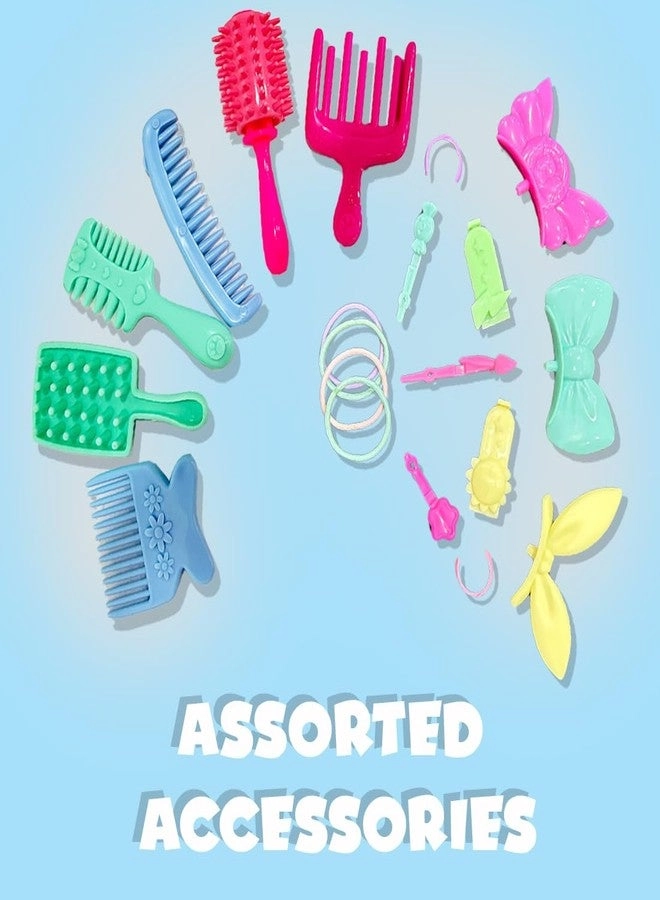 I Love VIP Pets - Doll Set Pups with Long Hair 9 Accessories Ages 3+