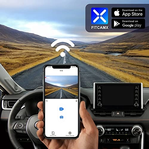 Dash Cam 2160 X 1080 pixels for Toyota RAV4 2022 2023 2024