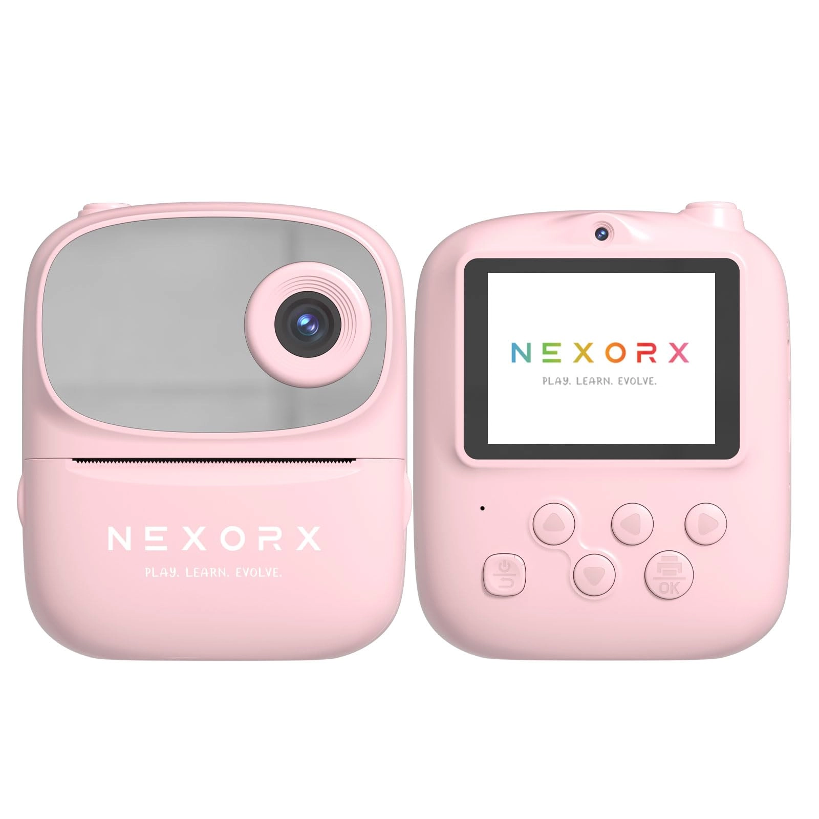 NEXORX FunFoto - 1080P Dual HD 2.4-inch IPS Thermal Printing