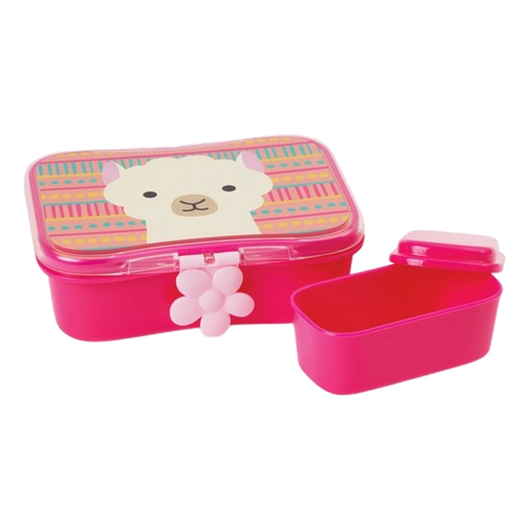 Zoo Lunch Box - Llama + Water Bottle