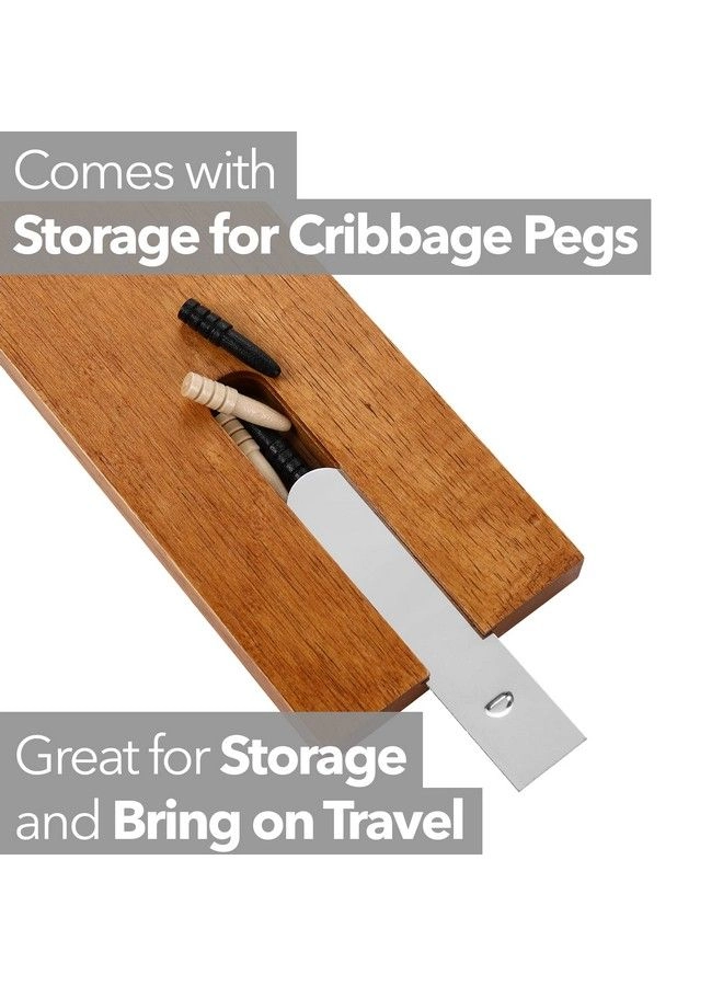 Cribbage Board - Extra Large Double Track Wooden Pegs