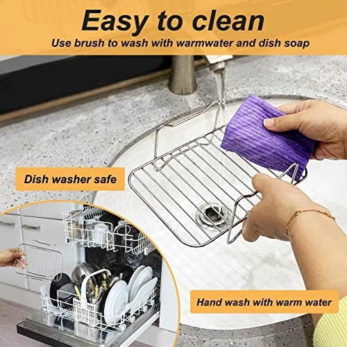 Air Fryer Rack - 304 Stainless Steel 2pcs