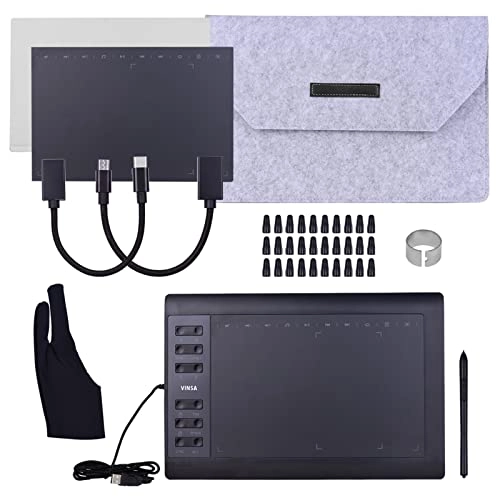 Graphics Drawing Tablet - 10x6 Inch 8192 Levels