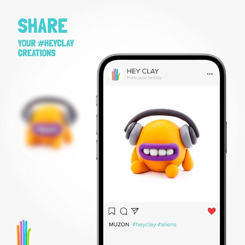 Hey Clay - Airdry Clay 3pcs.