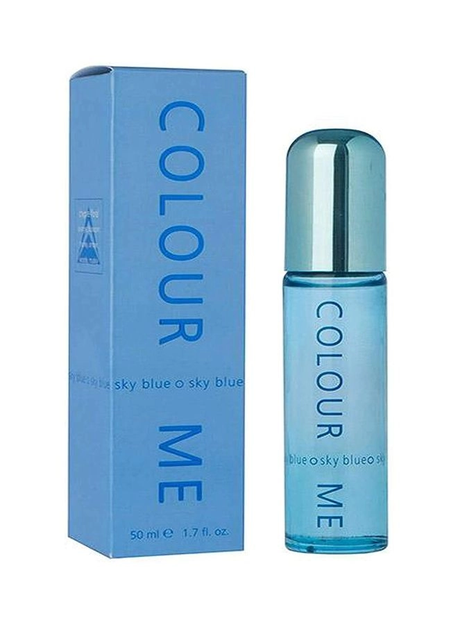 Colour Me Sky Blue Eau de Toilette 50ml Bundle