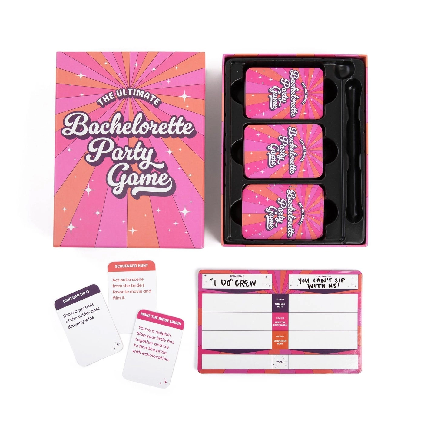 The Ultimate Bachelorette Party Game - 150 prompt cards Ages 17 Up