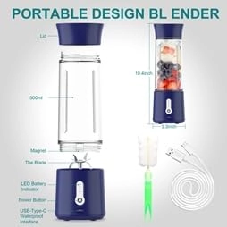 A7 - Rechargeable BPA-free PCTG portable blender