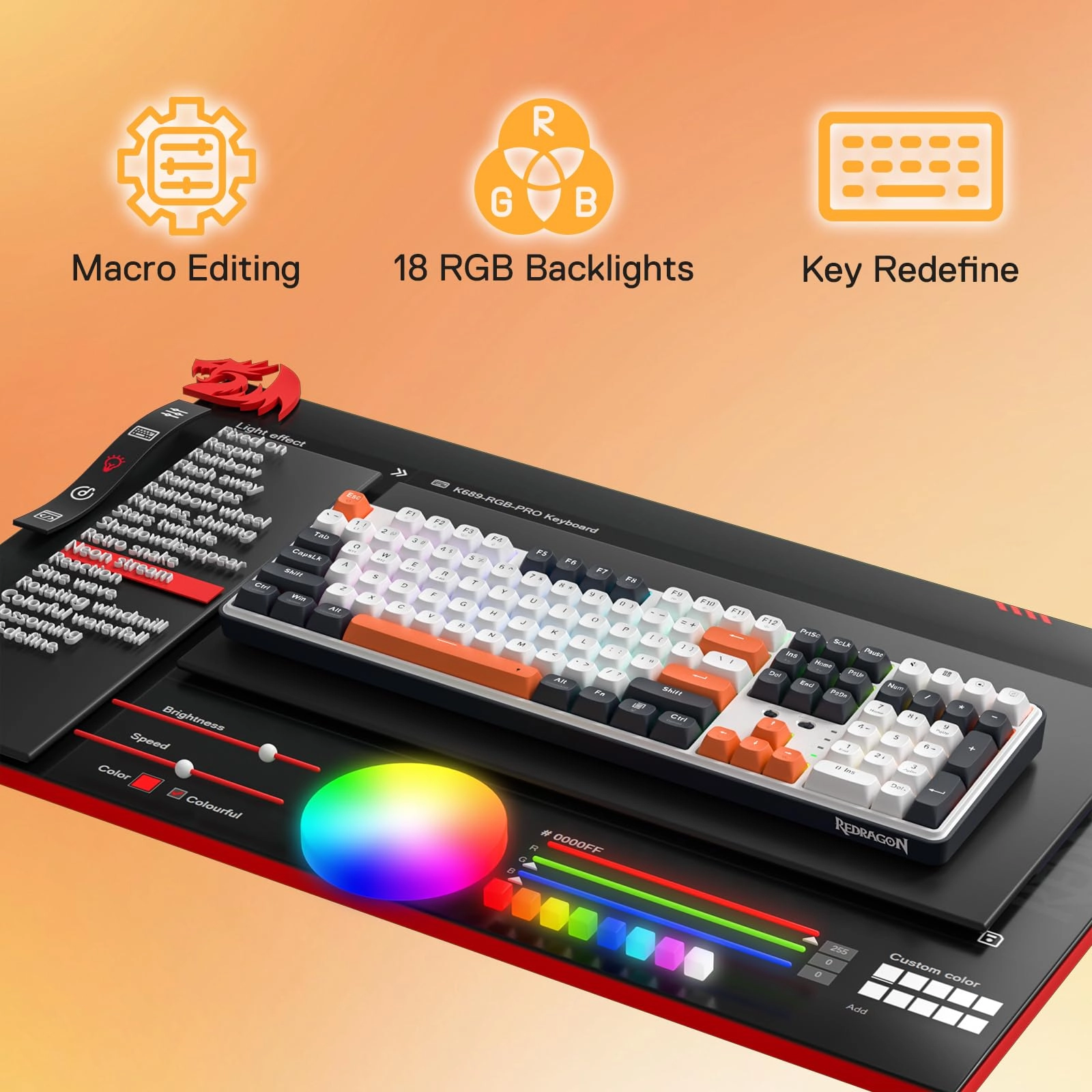 K689 PRO - QWERTY Wired/Wireless