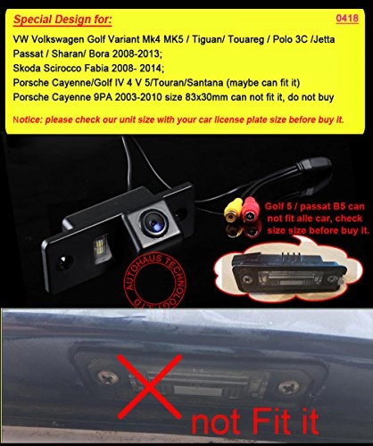HD Color CCD Waterproof Vehicle Car Rear View Backup Camera - RCA 1280*720 Pixels