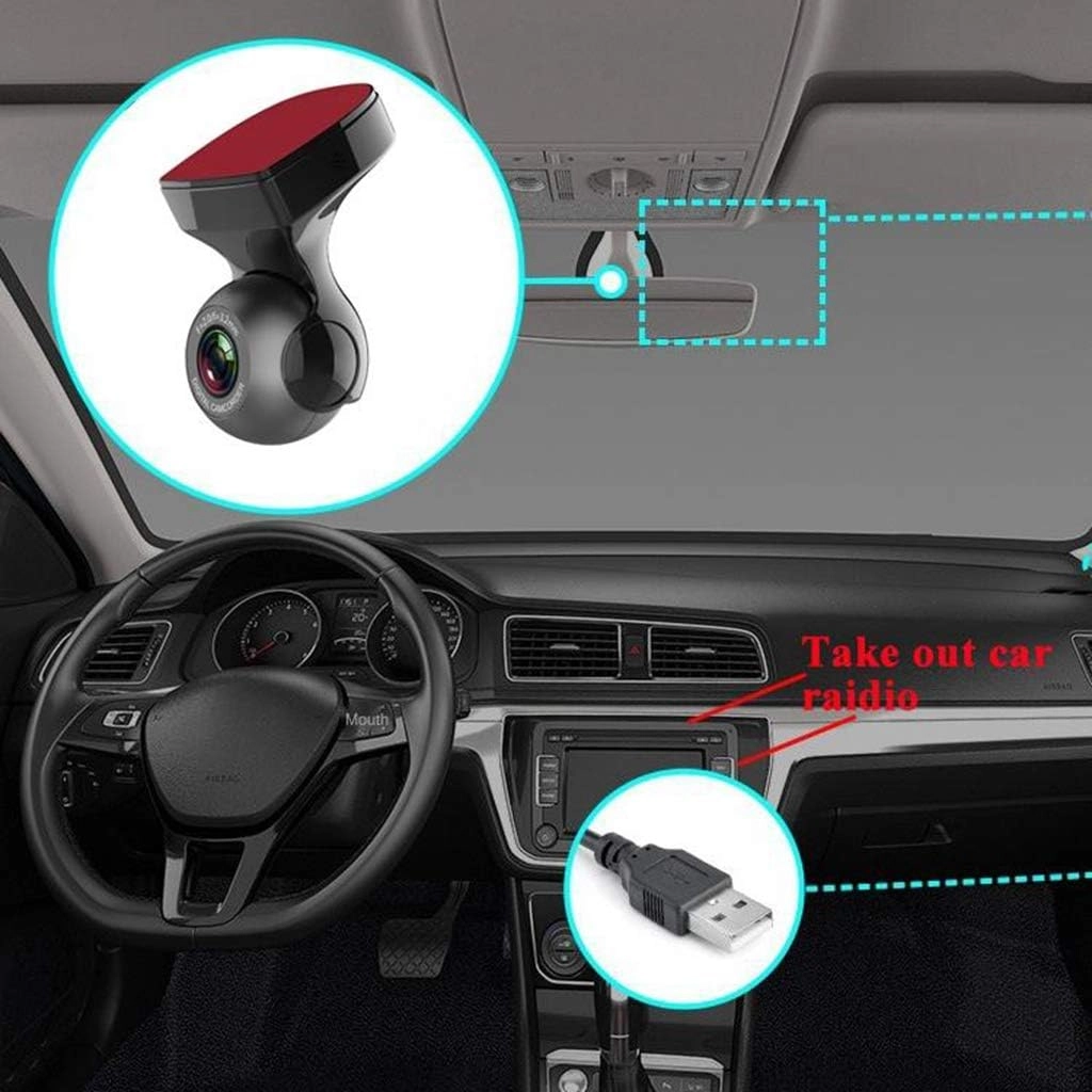 Universal Car Dash Camera - 1080P 30FPS WIFI