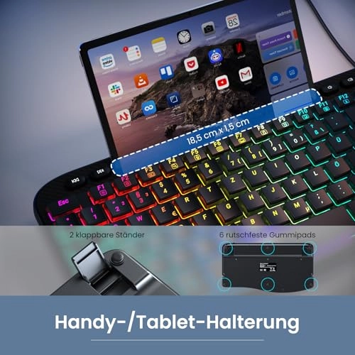 Illuminated Keyboard - QWERTZ Wired