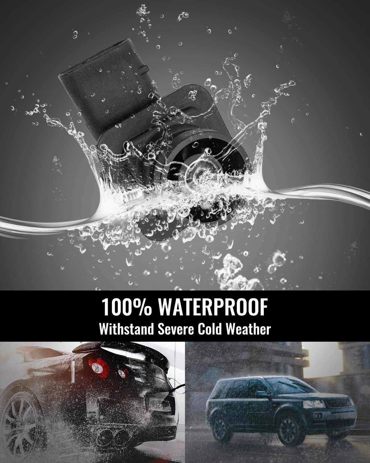 Rear View Park Assist Camera - Night Vision Plugs into Existing Video Harness