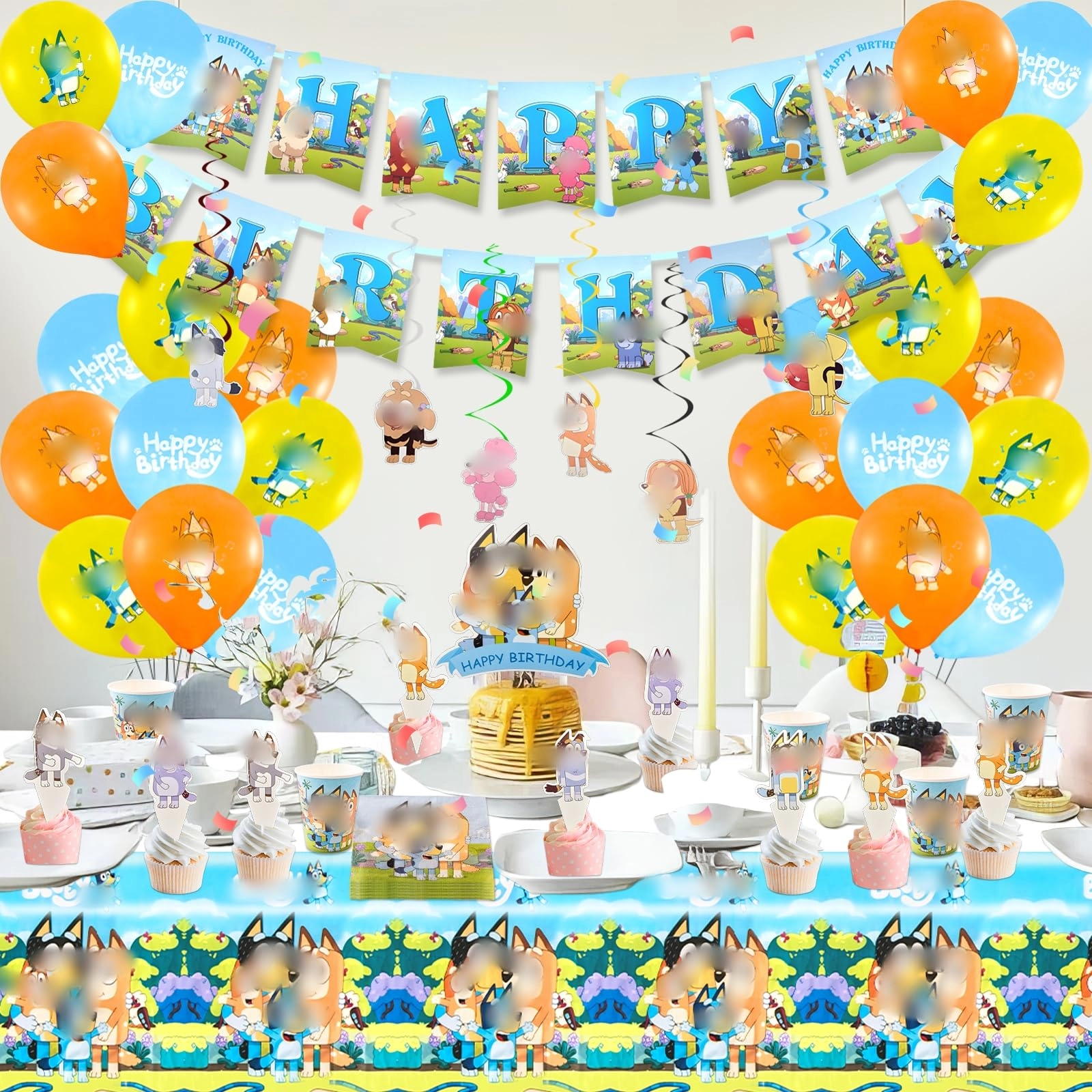 Party Tableware - 103.0 count Birthday