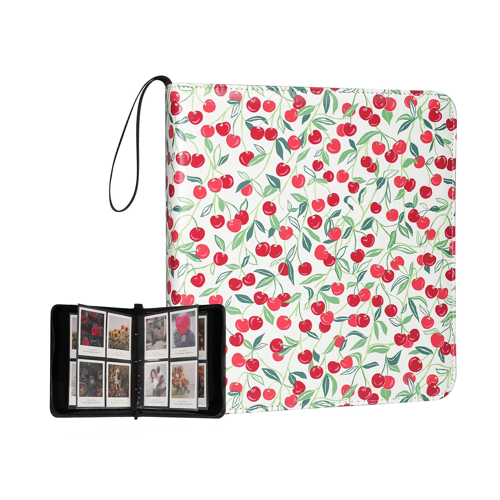 i-Type Square 240 Pockets PU Laminated with Greyboard Photo Album