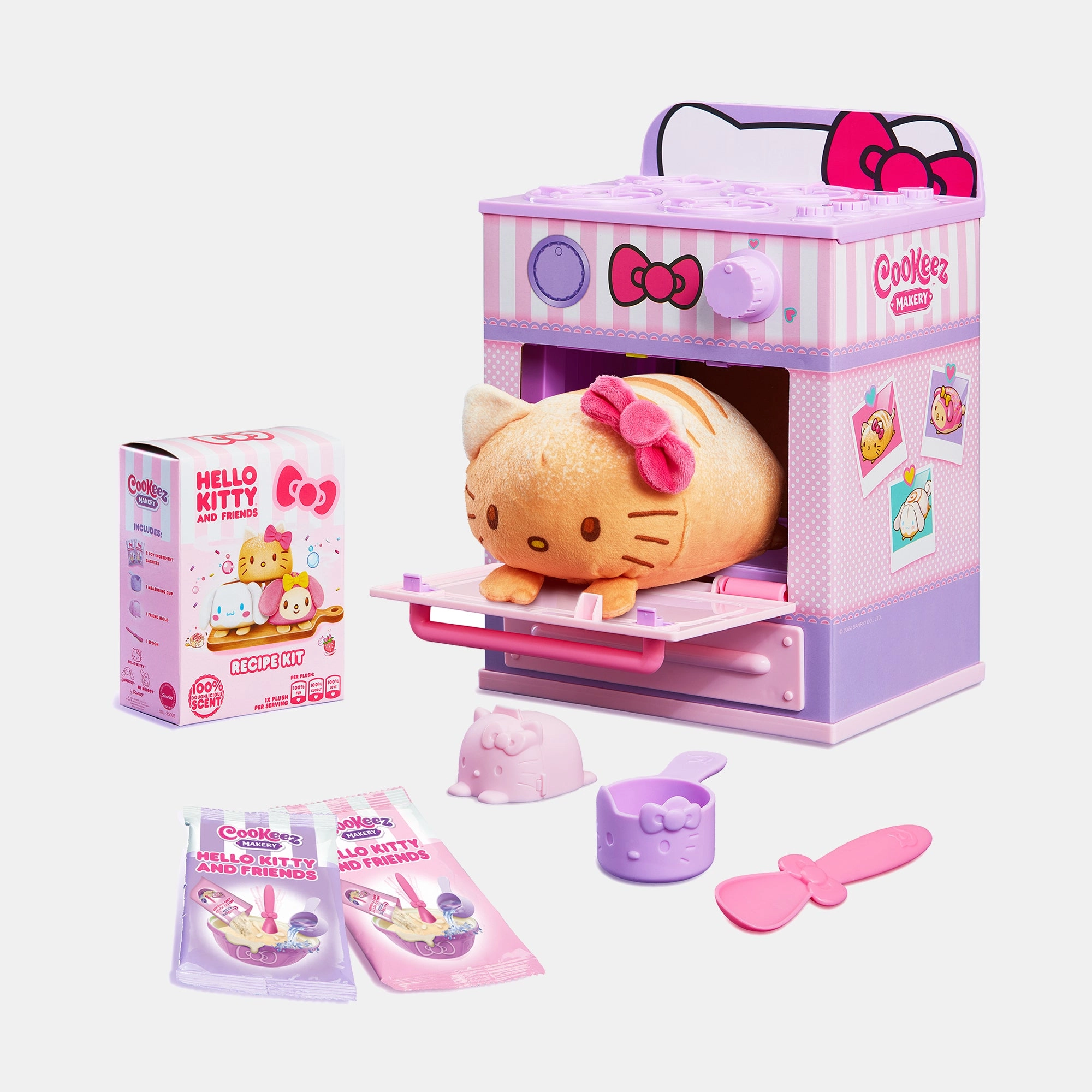 Moose Toys Cookeez Makery Hello Kitty Oven Treatz - 9 pcs (B352754)
