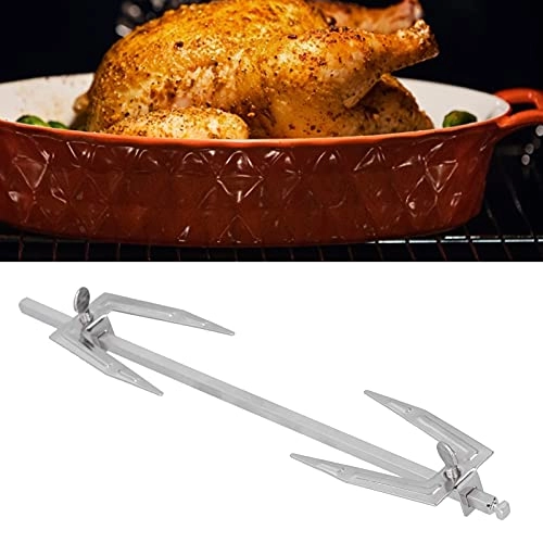 Air Fryer Fork - Stainless Steel 1 rotating shaft 2 forks