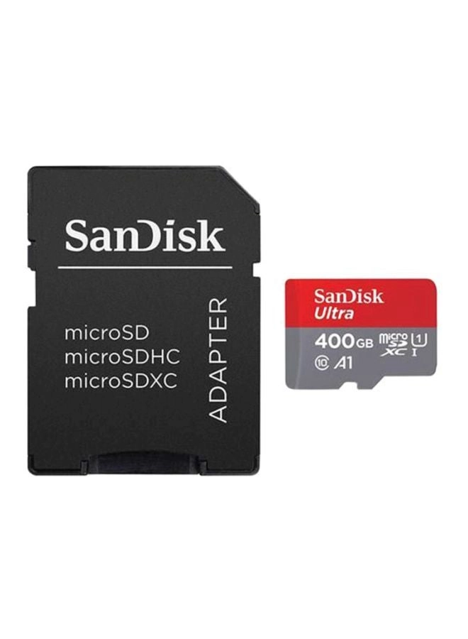 SanDisk microSDXC Card - UHS-1 100MB/s + Adapter - write-protect switch