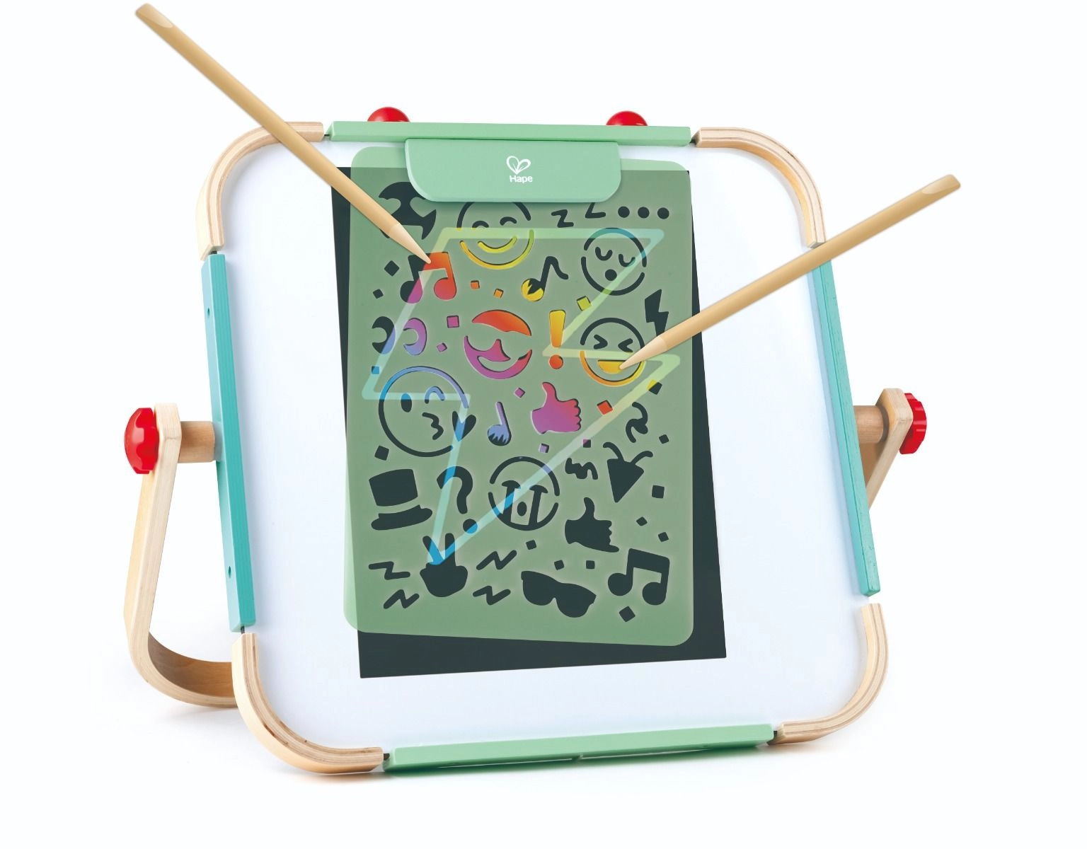 Oodles of Doodles Scratching Arts And Craft Set - 26pcs two wooden styluses