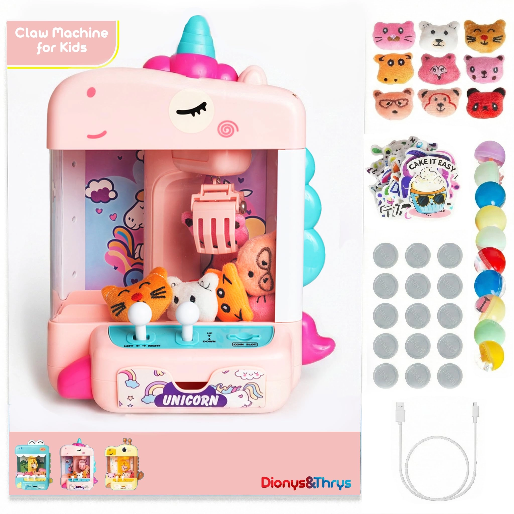 dionys&thrys Claw Machine Unicorn - 3 years+