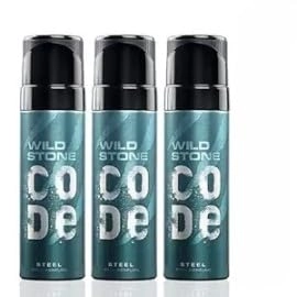 Mcnroe Consumer Products Pvt. Ltd. Code Steel Eau de Toilette 120ml Pack of 3