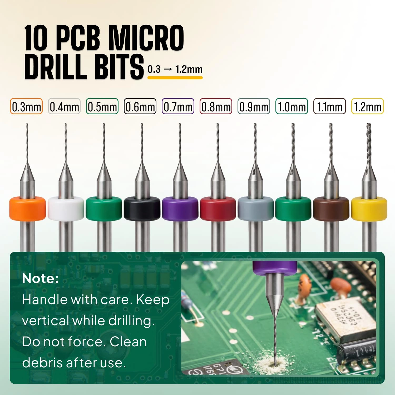 Pin Vise Hand Drill - 28 pieces 0.1mm-2.5mm