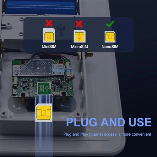 Wireless 4G SIM Card Solar Router - 802.11.be
