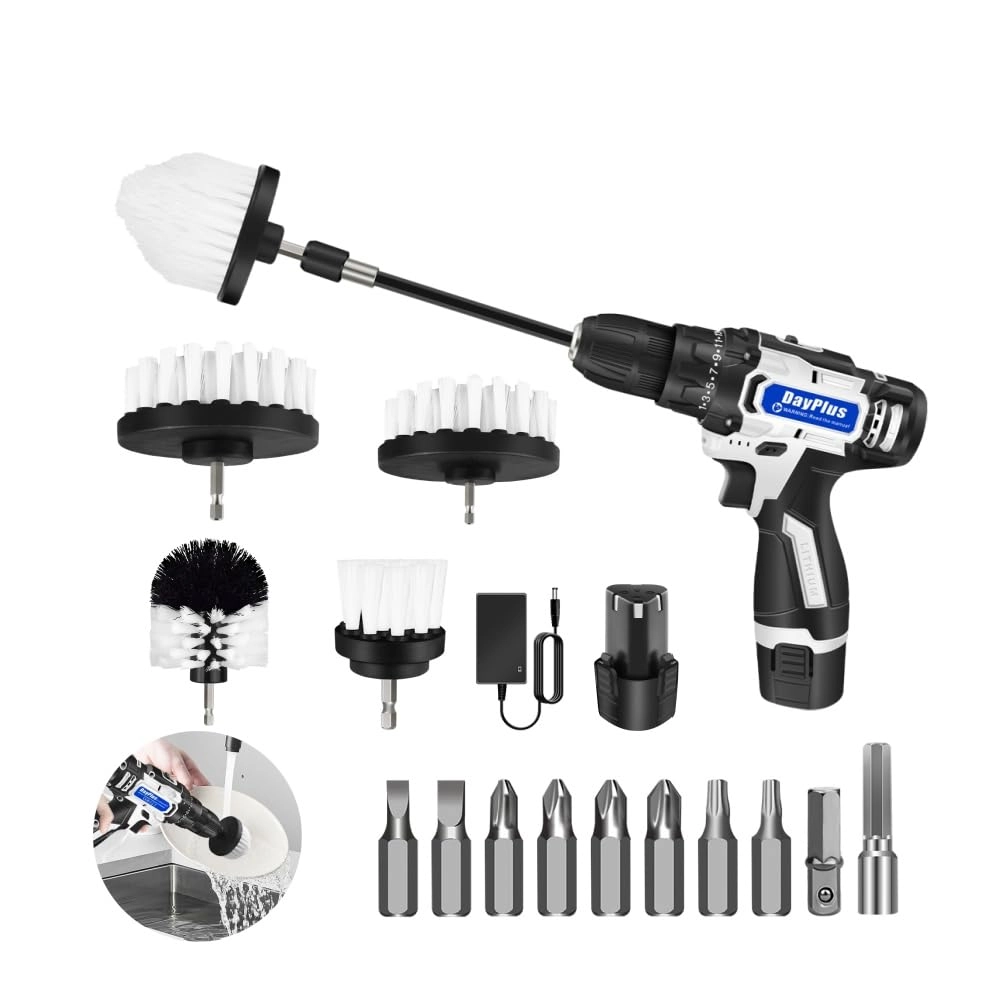 Cordless Drill Brush - 1.5Ah Set