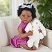 Reborn Baby Doll - 20Inch Full Vinyl Body African American black curly hair Ages 3+