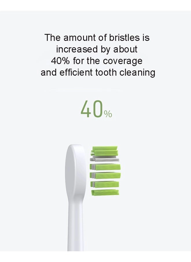 Electric Toothbrush - 2 Brush Heads Charging Cable