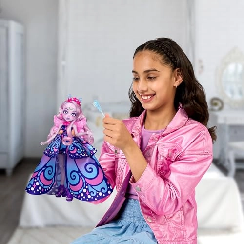 Magic Mirror - 50+ Lights & Sounds + Luna The Butterfly Pixie Supreme fashion doll - 10.5" 9-Point Articulation