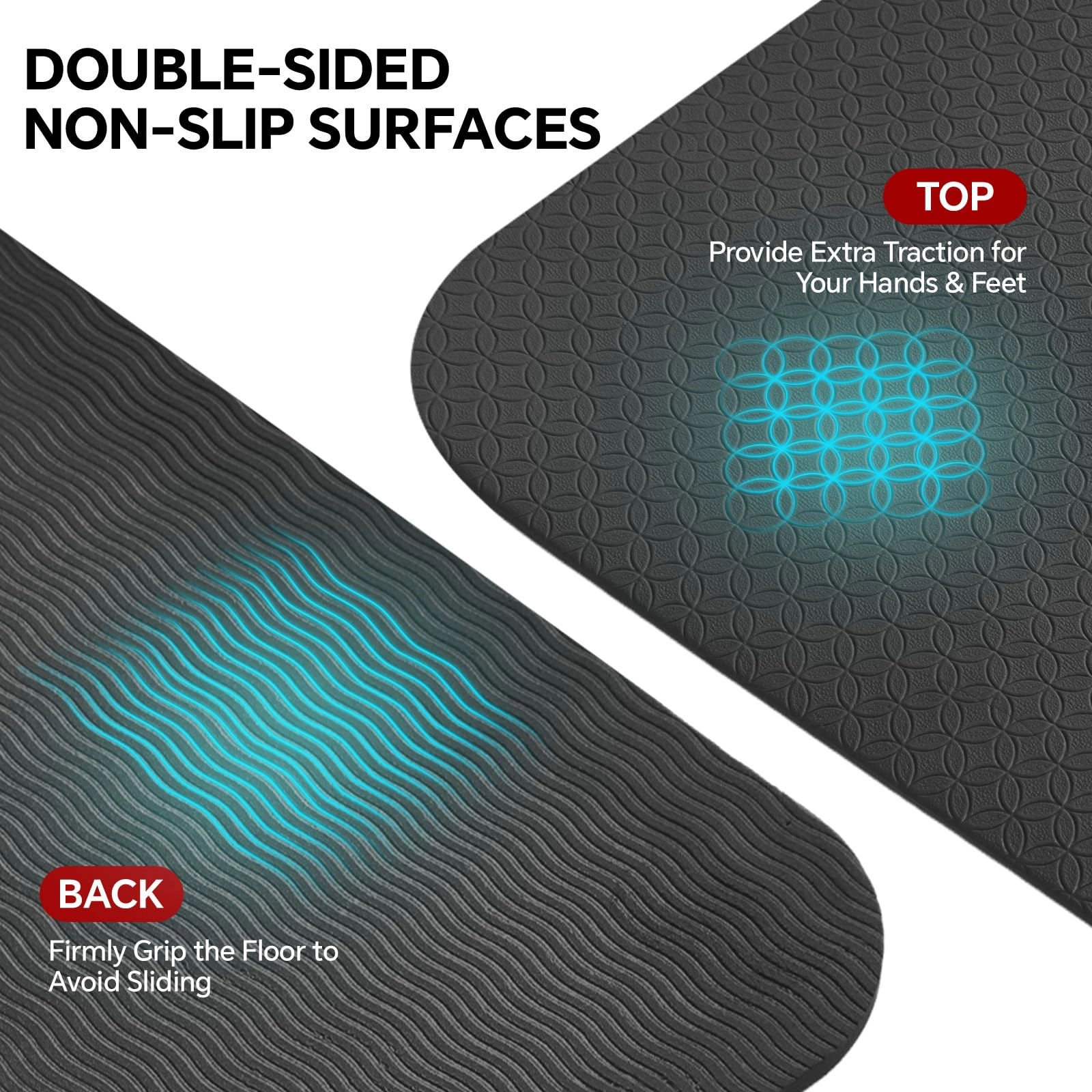 Extra Large Yoga Mat - Thermoplastic Elastomers 6mm