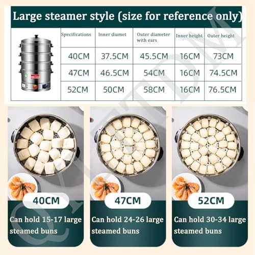 Commercial electric steamer