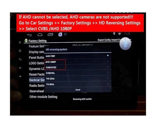 Intelligent Dynamic Trajectory Car Rear View Camera - Night Vision Wire 4K AHD 1080P