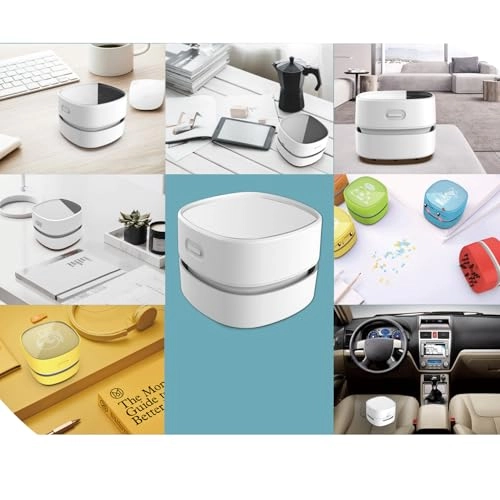 Desktop Vacuum Cleaner - Cordless 360º Rotatable 400 mins