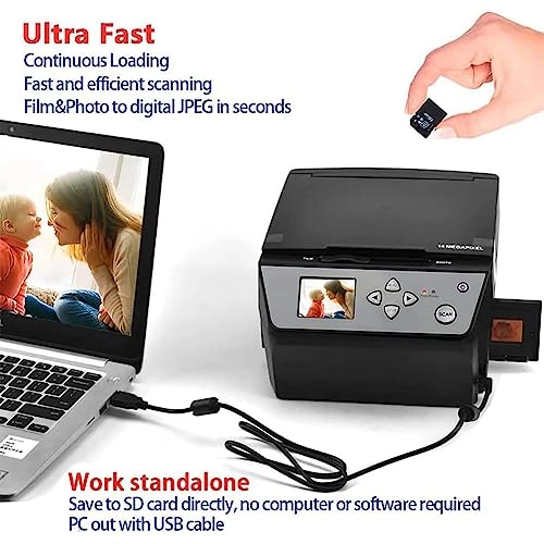 Film &Slide Photo Multi-function Scanner