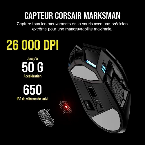 DARKSTAR RGB MMO Gaming Mouse - Wireless